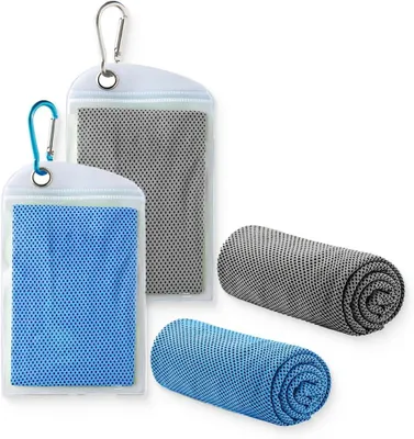Produktbild von Cooling Towel 2-Pack, Mikrofaser, Aktive Kühlung, für Sport, hautfreundlich