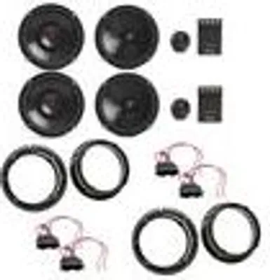 Produktbild von JBL Stage3 607C Stage3 627 Lautsprecher Einbauset für Golf 4 Bora vorne hinten