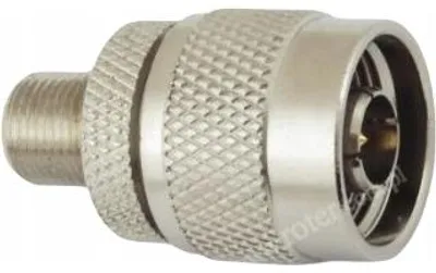 Produktbild von Vitalco EN33 Adapter Stecker N auf Buchse F Silber