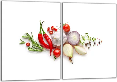 Produktbild von Herdabdeckplatten Set 2x40x52 cm Glaskeramikkochfeld Abdeckung Glas Spritzschutz, Gemüse Küche