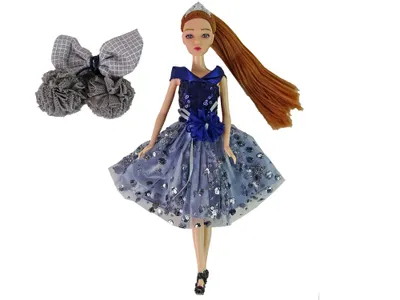 Produktbild von LEAN Toys 13899 Emily-Puppe mit Schaukel und Blumen