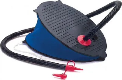 Produktbild von Intex Balg Fußpumpe Schwarz/Blau