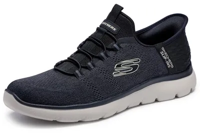 Produktbild von Skechers Herren Slip-in Sneaker Summits Key Pace schwarz grau