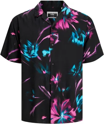 Produktbild von Jack & Jones Jeff Digital Aop Resort Kurzarmhemd Mehrfarbig S Mann Mehrfarbig S