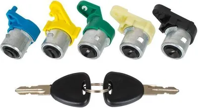 Produktbild von 5x Türschloss Schloss Schließzylinder 2x Schlüssel für Renault Kangoo I ab 1997-