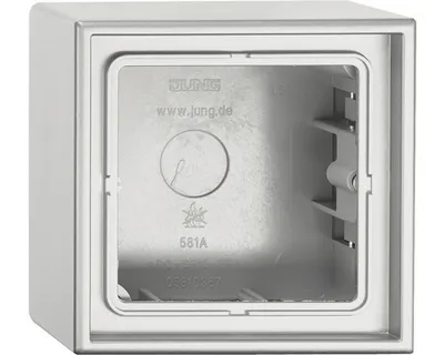 Produktbild von Jung AL2581AL Aufputz-Kappe 1-fach LS990 aluminium
