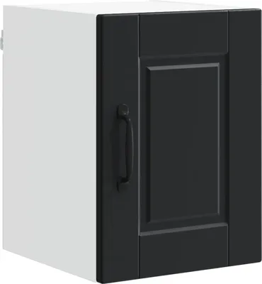 Image de Armoire murale vidaXL PORTO, noire, 30 x 31 x 40 cm, aggloméré
