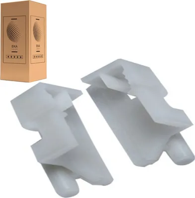 Produktbild von 2x Schiebedach Gleitschiene Clips Set kompatibel für Hyundai Land Rover Nissan Renault | Schiebedach Sonnendach Reparatur Klammbefestigung | OE 50006393 | 2-teilig | Neu