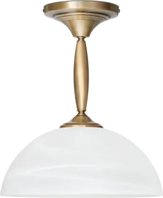 Produktbild von Messing Pendelleuchte klassisch Alabaster Goldpatina 38cm O35cm E27 60W Esstisch Küche Wohnzimmer handgefertigt
