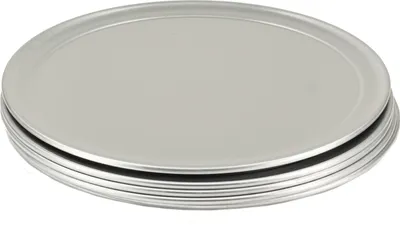 Image de Plaque à pizza ronde en aluminium 6 pièces Ø 305 mm