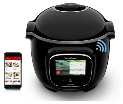 Obrázek produktu pro Moulinex CE9028, 4 l, 1600 W, Černá, Keramický, LCD, 6 člověk/lidí