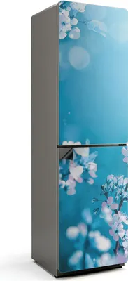 Zdjęcie produktu dla Delikatna kompozycja kwiatowa - Magnetyczna osłona na lodówkę - Magnetyczna folia dekoracyjna do kuchni - dekoracja magnesowa na lodówkę - samoprzylepna tablica magnetyczna - folia magnetyczna na drzwi lodówki - 60x205 cm