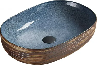 Zdjęcie produktu dla Mexen Agota umywalka nablatowa 58 x 40 cm, niebieska - 22025866