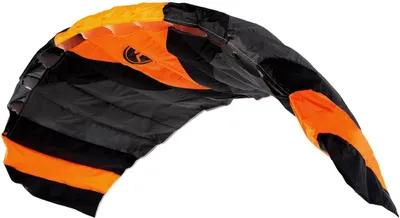 Obrázek produktu pro Wolkenstürmer Paraflex Quad 1.7, černý a oranžový kluzný drak | 230 cm, čtyřřadá konstrukce, vhodný pro dospělé i začátečníky | Drak z polyesteru 70D