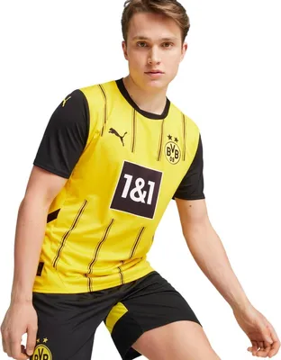 Image de Puma BVB Maillot domicile Replika Jaune M