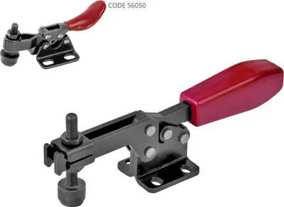 Zdjęcie produktu dla Zacisk pionowy PIHER z dźwignią poziomą - M6 217U - 56052