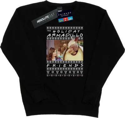 Produktbild von Friends - "Holiday Armadillo" Sweatshirt für Damen BI17976 (L) (Schwarz)