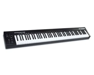 Image de M-Audio Keystation 88 MK3 - Contrôleur de clavier MIDI avec 88 touches semi-lourdes pour le contrôle des synthétiseurs virtuels et des paramètres DAW