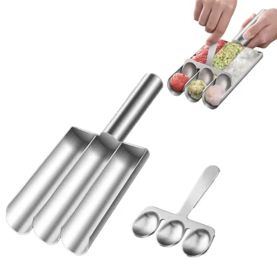 Immagine prodotto di Macchina per preparare polpette triple - Acciaio inossidabile