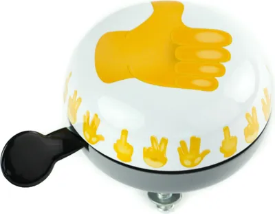 Immagine prodotto di Campana in acciaio WIDEK "Ding Dong Emoticons", Ø 80 mm, pollice in su