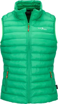 Produktbild von Blue Wave Damen Steppweste Olivia mit Stehkragen - Gesteppte Weste packable inkl. Packbeutel in Grün Größe 50
