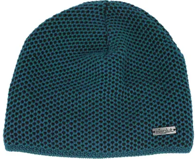 Eisglut Strickmütze Taosa Merino Wabenmuster in grün