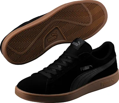 Produktbild von PUMA Smash V2, Uni, Erwachsener, Modische Sneakers, Schwarz, Einfarbig, Schnürverschluss