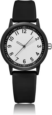 Produktbild von Watch mit Minimalistisch Quarz Armbanduhr Damen Armband Mode Elegant Beiläufig Quarzuhr