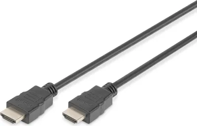 Image de DIGITUS HDMI High Speed mit Ethernet Anschlusskabel, 5m, sw