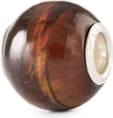 Produktbild von Trollbeads Rundes Rotes Tierauge Silber Bead TSTBE-00044