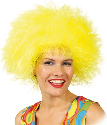 Produktbild von Perücke Clown struppig gelb