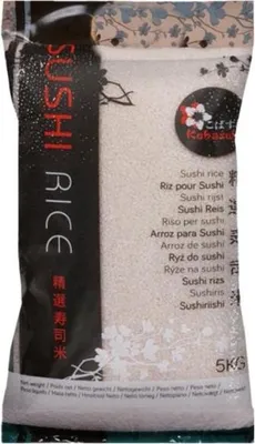 Immagine prodotto di Kobasuki | Riso per sushi a chicco corto - 5 Kg - Bianco - 100% Farina di riso - Senza allergeni