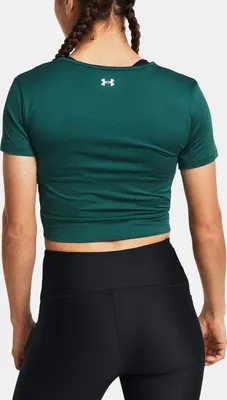 Produktbild von Under Armour Women's Motion Crossover Crop SS Hydro Teal/White M Fitness T-Shirt
