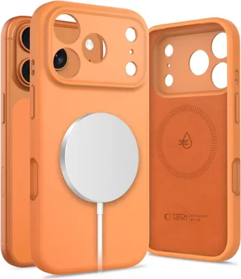 Produktbild von Tech-Protect 5906302333882, Cover, Apple, iPhone 17 Pro Max, 17,5 cm (6.9"), Orange