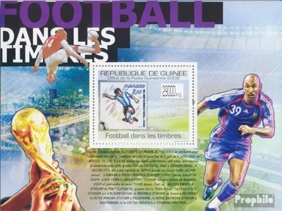 Produktbild von Briefmarken Guinea 2009 Mi Block 1773 (kompl. Ausgabe) postfrisch Fußball auf Briefmarken