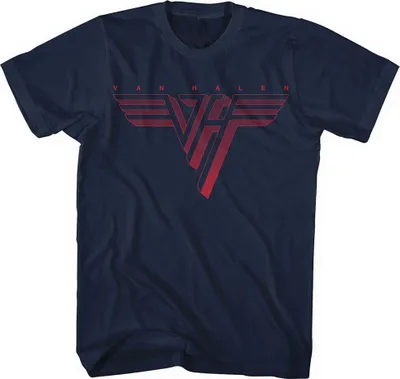 Produktbild von Van Halen Classic Red Logo Navy Blue M T-Shirt