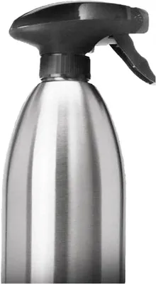 Produktbild von Oliespuitfles Plus - 500 ml mit Essignebel - Roestvrijstahliger Oliesprühgerät für Kochen und BBQ - Tragbarer Oliespuitbus für Salate - Küchenaccessoire mit Nevelverteilgerät