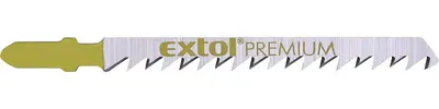 Obrázok produktu pre Pílové listy EXTOL PREMIUM pre priamočiaru pílu, 5 ks, 75 x 4,0 mm, HCS