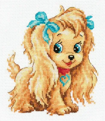 Produktbild von Ago magico Zweigart Edition Set für Kreuzstich, Motiv "Charming", 12x14 cm