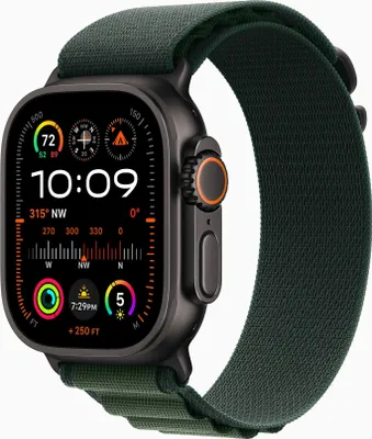 Produktbild von Apple Watch Ultra 2 - 49 mm - Black Titanium