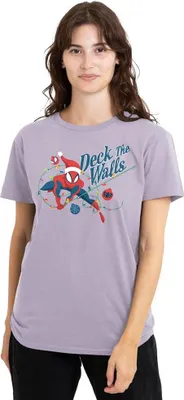 Produktbild von Spider-Man - "Deck The Walls" T-Shirt für Damen TV31146 (S) (Lavendel)