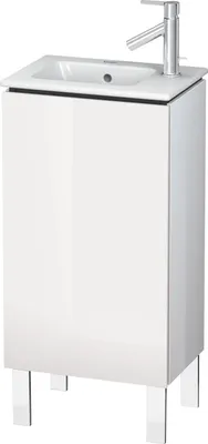 Image de Meuble sous-vasque Duravit L-CUBE 294 x 420 x 704 mm Charnière à droite Marron foncé