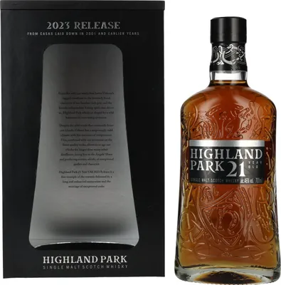 Produktbild von Highland Park 21 Years 2022 Release + Box 700ml 46% Vol.