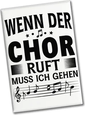 Produktbild von Wenn der Chor ruft Souvenir Souvenir Magnet