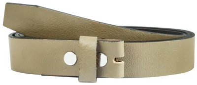 Produktbild von Leonardo Verrelli Damen Gürtel 85 - 125 cm (Bundweite) in Khaki aus 100% Echtleder, für Wechselschnallen