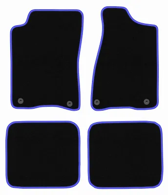 Immagine prodotto di Tappetini in velluto Nero/Blu per Audi 80 B3 1986-1991 Set 4 pezzi
