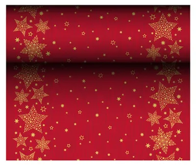 Produktbild von Papstar 88171, Rechteckig, Rot, Zellulose, 400 mm, 24000 mm, 668,8 g