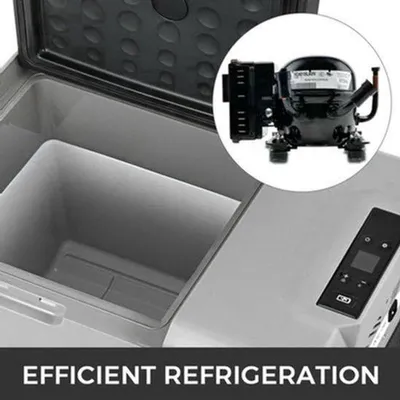 Obrázek produktu pro Mini lednička – Přenosná chladicí box – Objem 40 litrů – Napájení 12/24V a 240V – Vhodná pro kempování a cestování