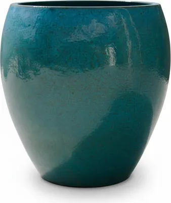 Zdjęcie produktu dla Doniczka ceramiczna Stalowy błękit Provencelia LAFONTAINE, do domu i na balkon, Ø28 x H32 cm, 8 l