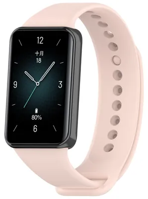 Produktbild von Für Honor Band 9 hochwertiges TPU Solid Color Watch Ersatz Arm Band Rosa